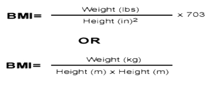 what is the formula for calculating your bmi